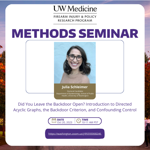 Flyer for October 20 Methods Seminar